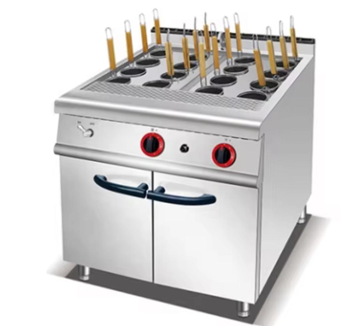 Gas Pasta Cooker With Cabinet