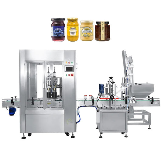 Automatic Glass Jar Bottle Twist Off Vacuum Capping Sealing Machine