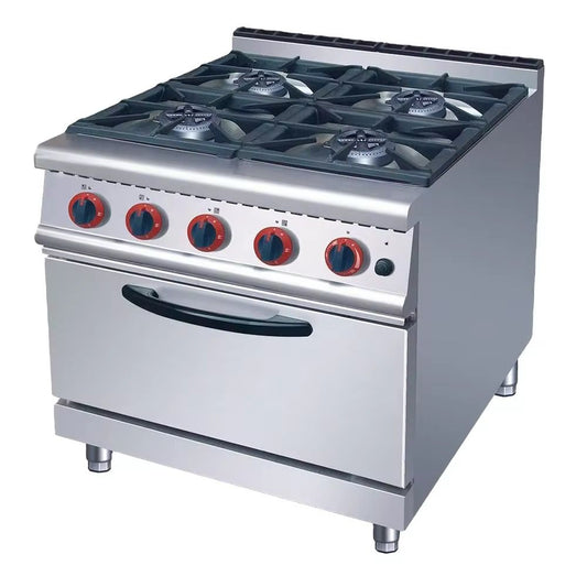Burner Gas Range With Gas/Electric Oven