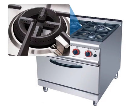 Burner Gas Range With Gas/Electric Oven
