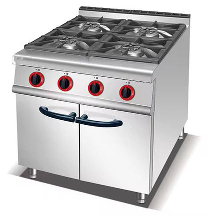 Gas 4-Burner Range With Cabinet