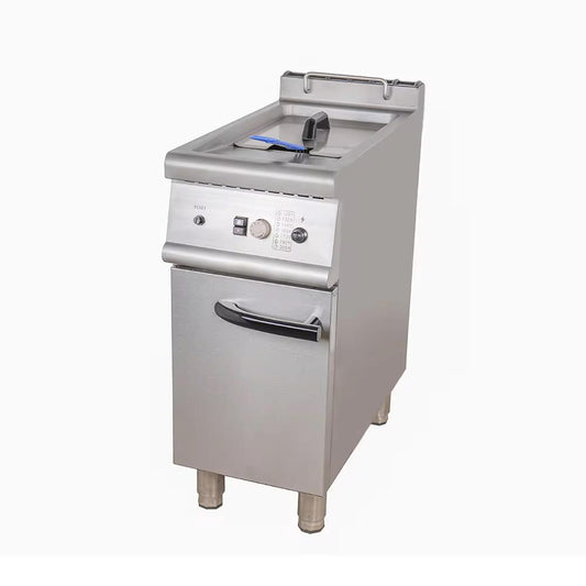 Gas 1 Tank Fryer With Cabinet