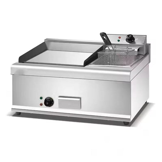Electric Griddle With Electric Fryer