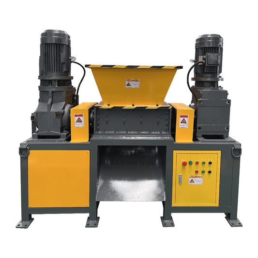 Vanest Scrap Metal Crusher Solid Waste, Plastic Bottle Double Shaft Mini Shredder Metal Shredder.