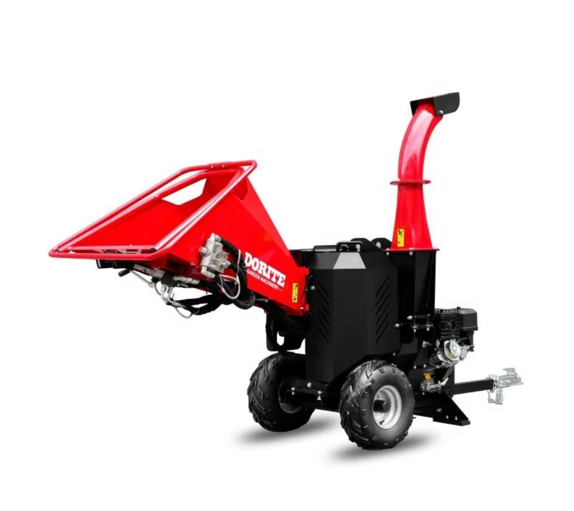 34HP Wood Crusher Forestry Mulcher Chipper 8 Inch Chipping Capacity Disc Hydraulic Wood Chipper Shredder
